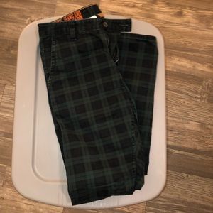 Dockers Plaid Alpha Slim Punk Golf Pants